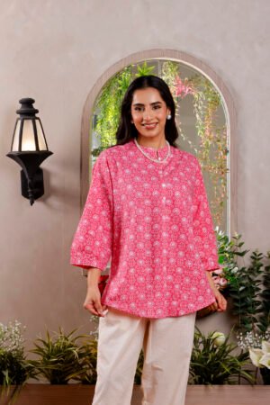 Blush Cotton Kurti